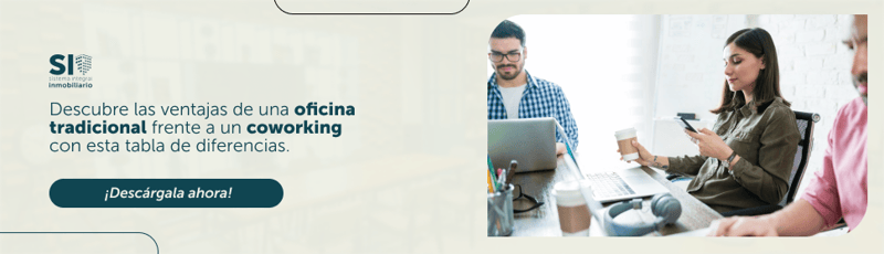 Banner_ Descubre las ventajas de una oficina tradicional frente a un coworking con esta tabla de diferencias.